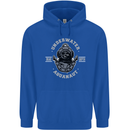 Underwater Aquanaut Scuba Diving Diver Mens 80% Cotton Hoodie Royal Blue