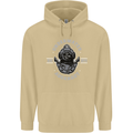 Underwater Aquanaut Scuba Diving Diver Mens 80% Cotton Hoodie Sand