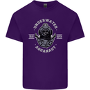 Underwater Aquanaut Scuba Diving Diver Mens Cotton T-Shirt Tee Top Purple