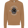 Underwater Aquanaut Scuba Diving Diver Mens Sweatshirt Jumper Caramel Latte