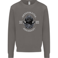 Underwater Aquanaut Scuba Diving Diver Mens Sweatshirt Jumper Charcoal