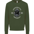 Underwater Aquanaut Scuba Diving Diver Mens Sweatshirt Jumper Forest Green
