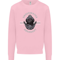 Underwater Aquanaut Scuba Diving Diver Mens Sweatshirt Jumper Light Pink