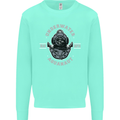 Underwater Aquanaut Scuba Diving Diver Mens Sweatshirt Jumper Peppermint