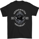 Underwater Aquanaut Scuba Diving Diver Mens T-Shirt Cotton Gildan Black
