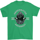 Underwater Aquanaut Scuba Diving Diver Mens T-Shirt Cotton Gildan Irish Green