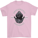 Underwater Aquanaut Scuba Diving Diver Mens T-Shirt Cotton Gildan Light Pink