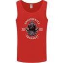 Underwater Aquanaut Scuba Diving Diver Mens Vest Tank Top Red