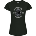 Underwater Aquanaut Scuba Diving Diver Womens Petite Cut T-Shirt Black
