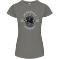 Underwater Aquanaut Scuba Diving Diver Womens Petite Cut T-Shirt Charcoal