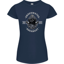 Underwater Aquanaut Scuba Diving Diver Womens Petite Cut T-Shirt Navy Blue