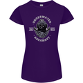 Underwater Aquanaut Scuba Diving Diver Womens Petite Cut T-Shirt Purple