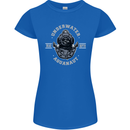 Underwater Aquanaut Scuba Diving Diver Womens Petite Cut T-Shirt Royal Blue