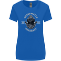 Underwater Aquanaut Scuba Diving Diver Womens Wider Cut T-Shirt Royal Blue