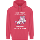 Unicorn I Don't Fart Funny Farting Farter Childrens Kids Hoodie Heliconia
