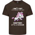 Unicorn I Don't Fart Funny Farting Farter Kids T-Shirt Childrens Chocolate