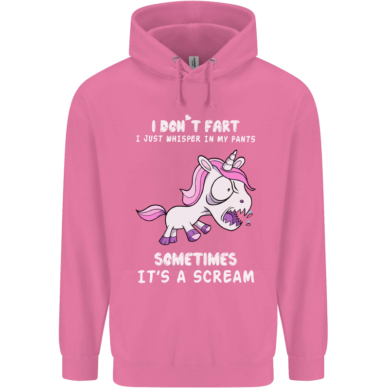 Unicorn I Don't Fart Funny Farting Farter Mens 80% Cotton Hoodie Azelea