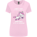 Unicorn I Don't Fart Funny Farting Farter Womens Wider Cut T-Shirt Light Pink