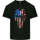 Union Jack Flag Skull Gym MMA Biker Britain Mens Cotton T-Shirt Tee Top Black