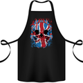 Union Jack Flag Skull Gym MMA Biker Cotton Apron 100% Organic Black