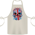 Union Jack Flag Skull Gym MMA Biker Cotton Apron 100% Organic Natural