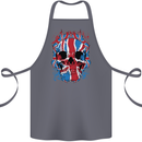 Union Jack Flag Skull Gym MMA Biker Cotton Apron 100% Organic Steel