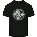 Universe Clock Cosmos Planets Space Kids T-Shirt Childrens Black