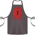 Unlock Your Mind Intelligence Psychology Cotton Apron 100% Organic Dark Grey