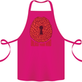 Unlock Your Mind Intelligence Psychology Cotton Apron 100% Organic Pink