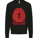Unlock Your Mind Intelligence Psychology Kids Sweatshirt Jumper Black