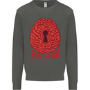 Unlock Your Mind Intelligence Psychology Kids Sweatshirt Jumper Storm Grey
