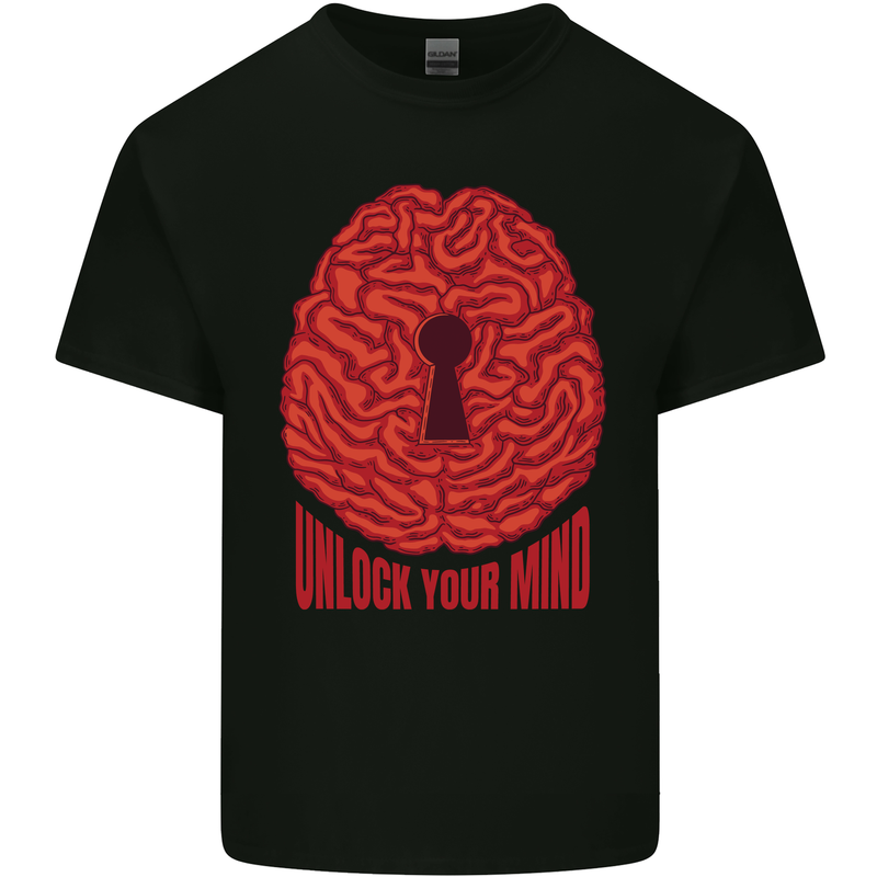 Unlock Your Mind Intelligence Psychology Kids T-Shirt Childrens Black