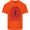 Unlock Your Mind Intelligence Psychology Kids T-Shirt Childrens Orange
