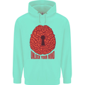 Unlock Your Mind Intelligence Psychology Mens 80% Cotton Hoodie Peppermint