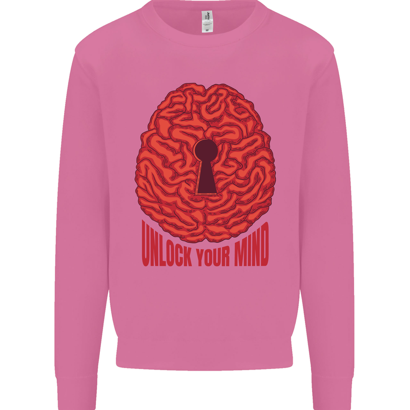 Unlock Your Mind Intelligence Psychology Mens Sweatshirt Jumper Azalea