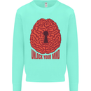 Unlock Your Mind Intelligence Psychology Mens Sweatshirt Jumper Peppermint