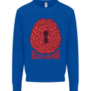 Unlock Your Mind Intelligence Psychology Mens Sweatshirt Jumper Royal Blue
