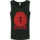 Unlock Your Mind Intelligence Psychology Mens Vest Tank Top Black