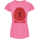 Unlock Your Mind Intelligence Psychology Womens Petite Cut T-Shirt Azalea
