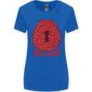 Unlock Your Mind Intelligence Psychology Womens Wider Cut T-Shirt Royal Blue