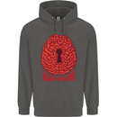Unlock Your Mind Psychology Psychologist Childrens Kids Hoodie Storm Grey