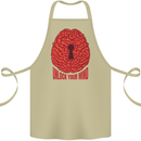 Unlock Your Mind Psychology Psychologist Cotton Apron 100% Organic Khaki