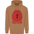 Unlock Your Mind Psychology Psychologist Mens 80% Cotton Hoodie Caramel Latte