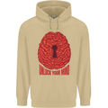 Unlock Your Mind Psychology Psychologist Mens 80% Cotton Hoodie Sand