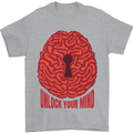 Unlock Your Mind Psychology Psychologist Mens T-Shirt 100% Cotton Sports Grey