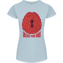 Unlock Your Mind Psychology Psychologist Womens Petite Cut T-Shirt Light Blue