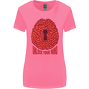 Unlock Your Mind Psychology Psychologist Womens Wider Cut T-Shirt Azalea