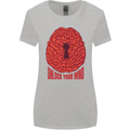 Unlock Your Mind Psychology Psychologist Womens Wider Cut T-Shirt Sports Grey