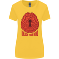 Unlock Your Mind Psychology Psychologist Womens Wider Cut T-Shirt Yellow