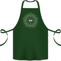Ununpentium Moscovium Chemistry Geek Nerd Cotton Apron 100% Organic Forest Green